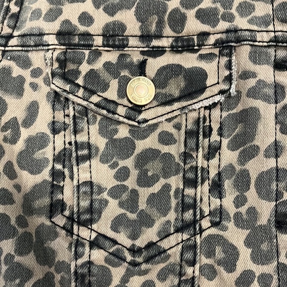 Nordstrom Leopard Print Denim Jacket by STS BLUE - Colbey Jacket - Picture 13 of 14